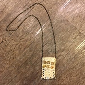 Free People Pouch Necklace